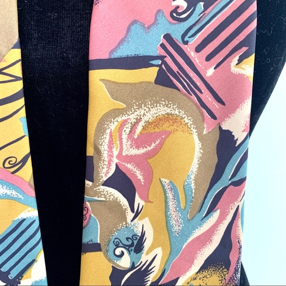 Vintage Italian 100% All Silk Men’s Tie - Picture 3 of 4